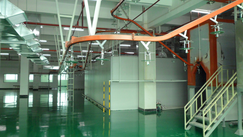 前處理進入脫水爐