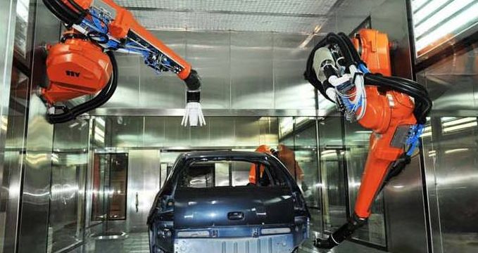 機械手自動噴涂線